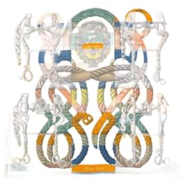 Foulard in seta Della Cavalleria double face Hermes Carre 90 - Hermès