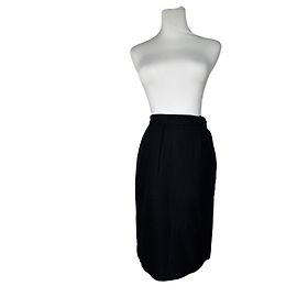 Falda vintage Yves Saint Laurent negra XS