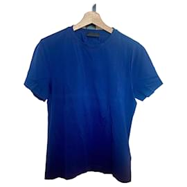 T-shirt Prada blu navy in cotone