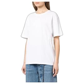 Camiseta con logo puff de Alexander Wang en jersey de algodón M