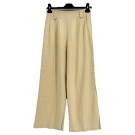 Pantalon SéZane Jaune en Viscose à Pinces 36