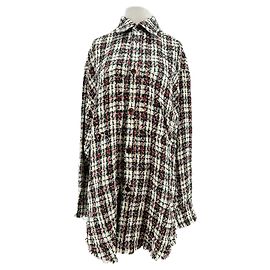 Faith Connexion Tweed Hemd Weiß XS