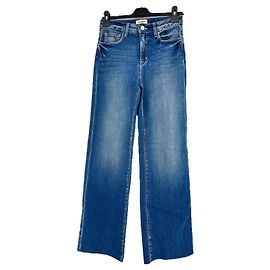 Jeans rectos azules L'Agence de algodón Talla 25
