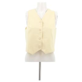 Autre Marque THE ANDAMANE Gelber Leinenblazer Größe 40