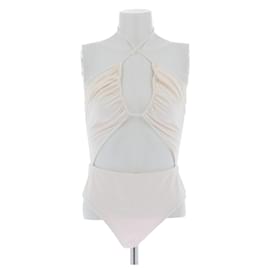 Autre Marque Einteiliger Badeanzug in Creme