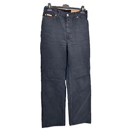 Jeans negros Calvin Klein con costuras naranjas Talla 26