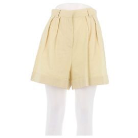 Autre Marque Short amarelo de linho THE ANDAMANE
