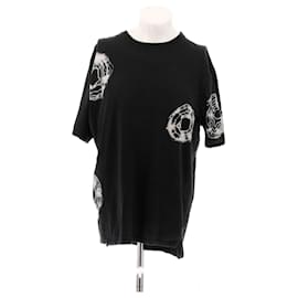 T-shirt en coton noir imprimé BASSIKE - Autre Marque