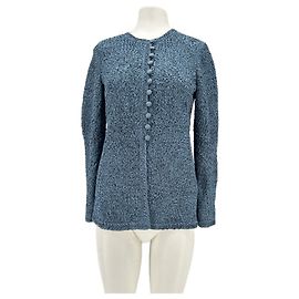Autre Marque Chaqueta azul texturizada con botones LAFAYETTE 148