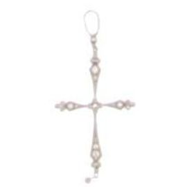Autre Marque Pendente a croce in argento SANSOEURS