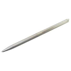 PENNA A SFERA VINTAGE ST DUPONT CLASSICA 045141N IN METALLO ARGENTATO