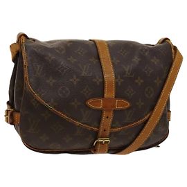 LOUIS VUITTON Schultertasche Monogram Saumur 30 M42256 LV Auth ar13526