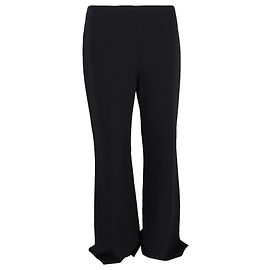 Pantalones de campana de tiro alto Michael Kors en poliéster negro