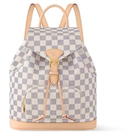 Louis Vuitton Montsouris PM Damier Azur Rucksack Beige