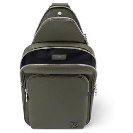 Louis Vuitton Avenue Slingbag Leder grün