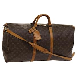 LOUIS VUITTON Monogram Keepall Bandouliere 60 Borsa Boston M41412 LV Auth ti3031 - Louis Vuitton