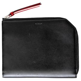 Pochette da viaggio Bally in pelle nera