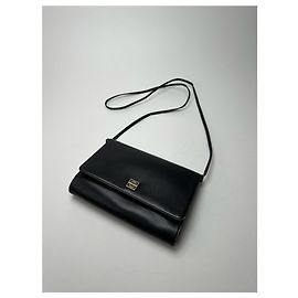 Vintage Givenchy 4G Ledertasche schwarz