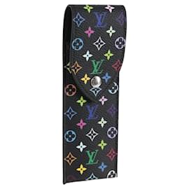 LOUIS VUITTON Monogramm Multicolor LVxTM Stiftetui Schwarz GI1312 LV Auth 117816SM