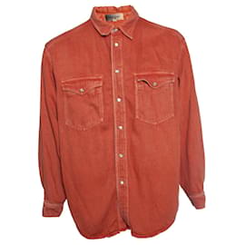 Camicia in denim arancione Isabel Marant