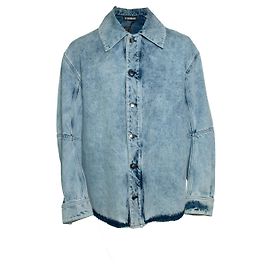Autre Marque LGN Louis Gabriel Nouchi, Blau gewaschene Jeansjacke