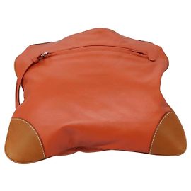 Burberry Schultertasche aus Wildleder Orange Auth ti3004