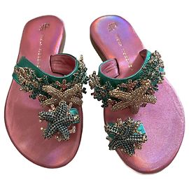 Autre Marque Sandali in pelle PAOLA FIORENZA Crystal Sea