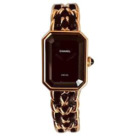 Reloj Chanel Première M bañado en oro