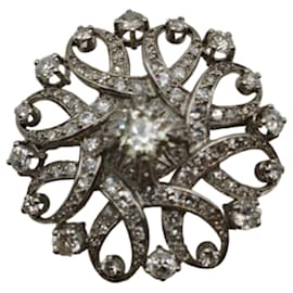 Spilla Rotonda Brillanti - Autre Marque