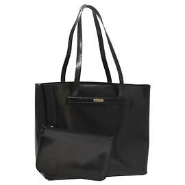 Borsa a Spalla GUCCI Smalto Nero 000 2058 0559 0 Auth 118218