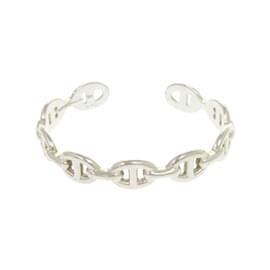 Hermes Chaine d'Ancre Anchaine SH Silver 925 Bangle Bracelet - Hermès