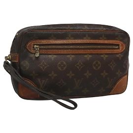 LOUIS VUITTON Monogram Marly Dragonne GM Borsa Clutch M51825 LV Auth 123659