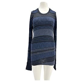 Abito mini a righe Isabel Marant Etoile Blu Navy Nero