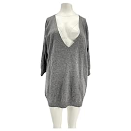 Grauer Cashmere-Pullover - Parosh