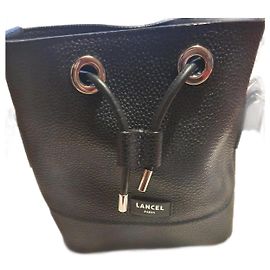 Borsa a mano Lancel Ninon Verde Scuro Pelle