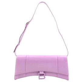 Borsa a Spalla in Pelle Hourglass di Balenciaga