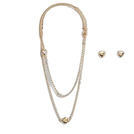Set Collana Sautoir e Orecchini Chanel Parure 2024 Collana a Catena Cuore