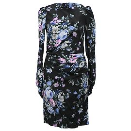 Abito mini stampato floreale Zimmermann in seta multicolore