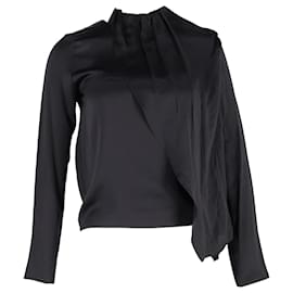 Autre Marque Dodo Bar Or Blusa Berna in Seta Nera