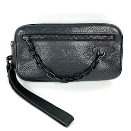 Louis Vuitton Monogram Taurillon Chain Pochette Volga Bag