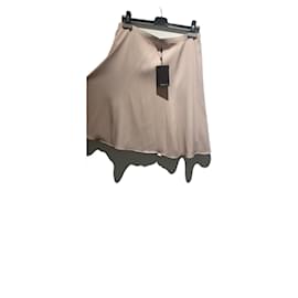 Paule Ka flared skirt in powder pink