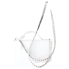 Borsa Alaïa in pelle bianca