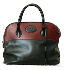 Hermès Bolide 35 Borsa a mano in pelle tricolore