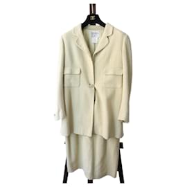 Completo con Gonna Chanel in Cotone Verde