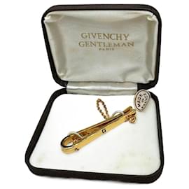 Cravatta vintage Givenchy Money Clap dorata