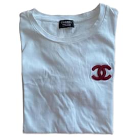 Chanel T-Shirt aus Baumwolle Weiß