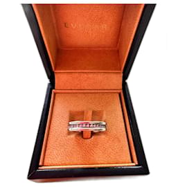 Bulgari B.Zero1 Ring Weißgold Diamant-Pavé Größe 55