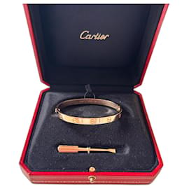 Bracciale rigido Cartier Love oro rosa