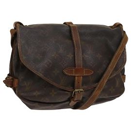 LOUIS VUITTON Borsa a Spalla Monogram Saumur 30 M42256 LV Auth hk2574