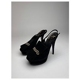 Vintage Yves Saint Laurent Wildlederschuhe